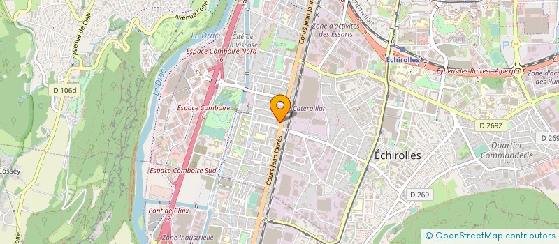 localisation de l'entreprise BLACK MOTORS à ECHIROLLES