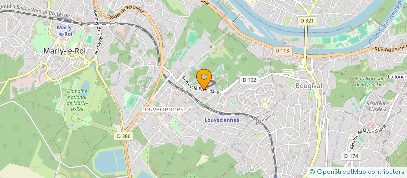 localisation de l'entreprise BLACK MOUT  LOUVECIENNES