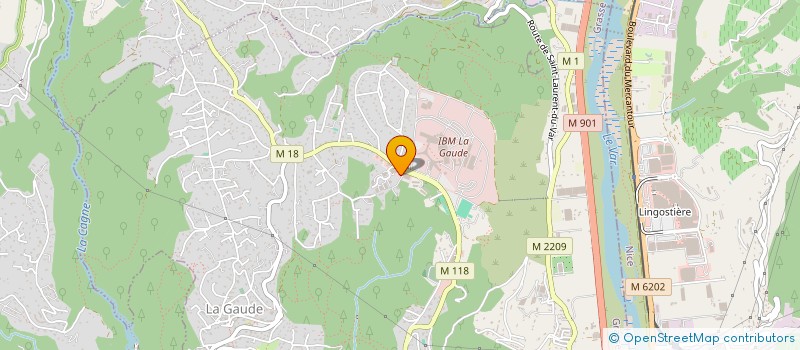 localisation de l'entreprise BLACK ONYX BY JORIS GANIER  CAGNES-SUR-MER