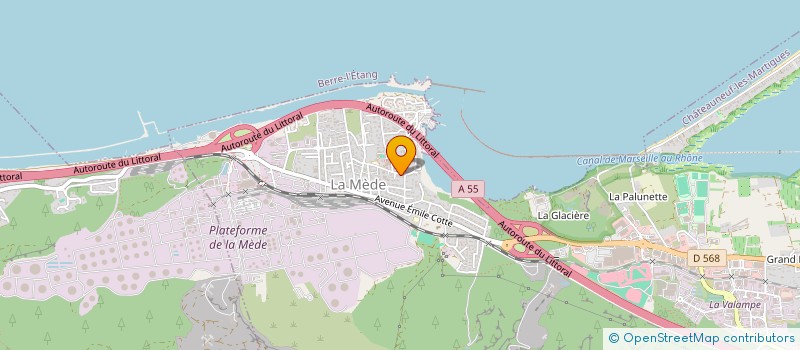 localisation de l'entreprise BLACK-OUT ELEC  CHATEAUNEUF-LES-MARTIGUES