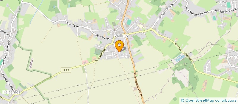 localisation de l'entreprise BLACK'OZ  WALLERS