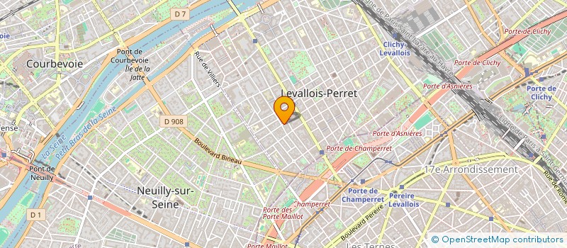localisation de l'entreprise BLACK PAPER à LEVALLOIS-PERRET