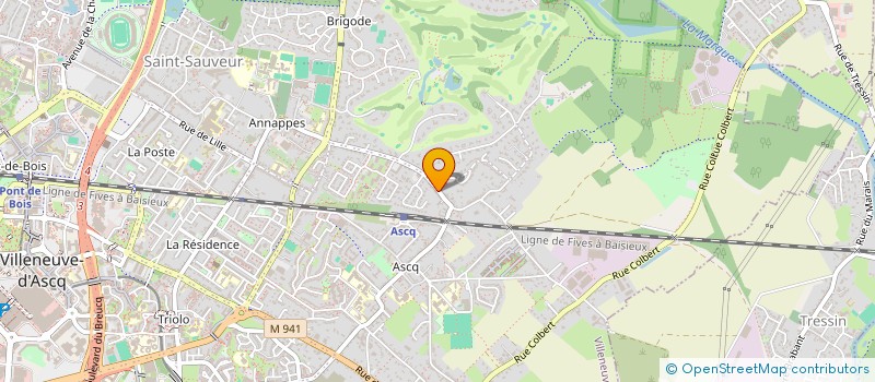 localisation de l'entreprise BLACK PEAK à VILLENEUVE-D'ASCQ