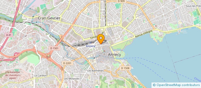 localisation de l'entreprise BLACK PEARL  ANNECY