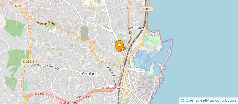 localisation de l'entreprise BLACK PEARL  ANTIBES