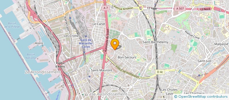 localisation de l'entreprise BLACK PEARL à MARSEILLE