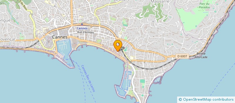 localisation de l'entreprise BLACK PEARL à CANNES