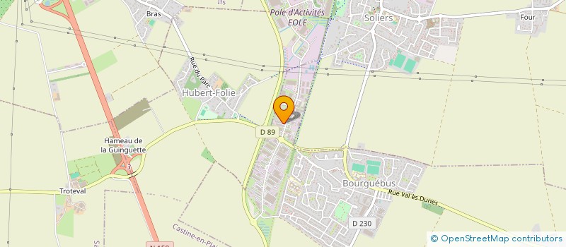 localisation de l'entreprise BLACK PEARL  BOURGUEBUS