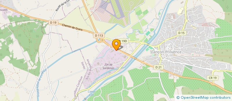 localisation de l'entreprise BLACK PEPITE  LANCON-PROVENCE