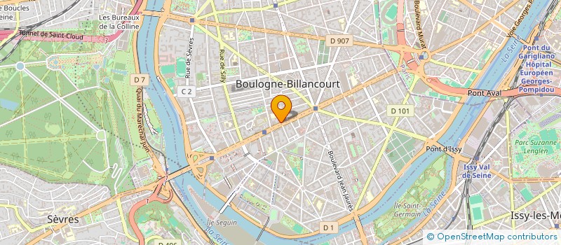 localisation de l'entreprise BLACK PEPPER à BOULOGNE-BILLANCOURT