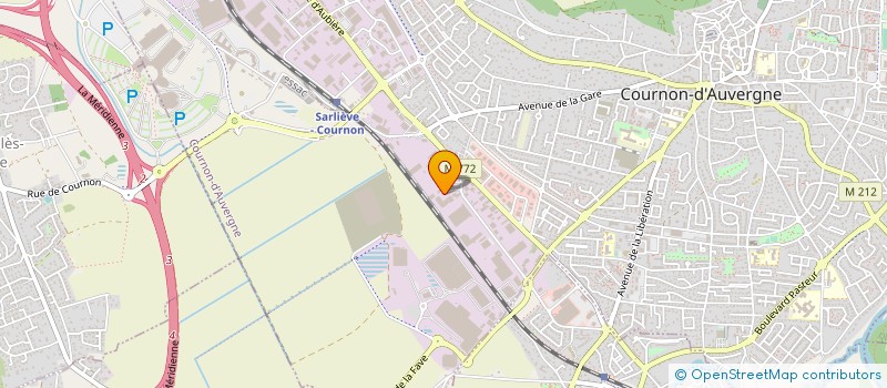 localisation de l'entreprise BLACK PHOENIX GARAGE  COURNON D AUVERGNE