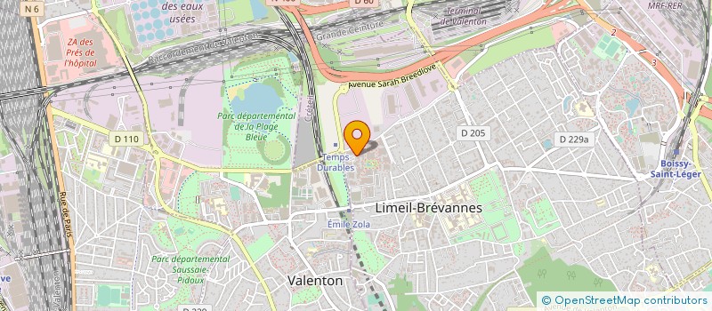 localisation de l'entreprise BLACK PRESTIGE TRANSFERT  LIMEIL-BREVANNES