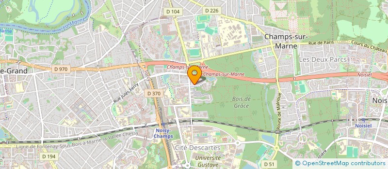 localisation de l'entreprise BLACK PRIDE FRANCE  CHAMPS-SUR-MARNE