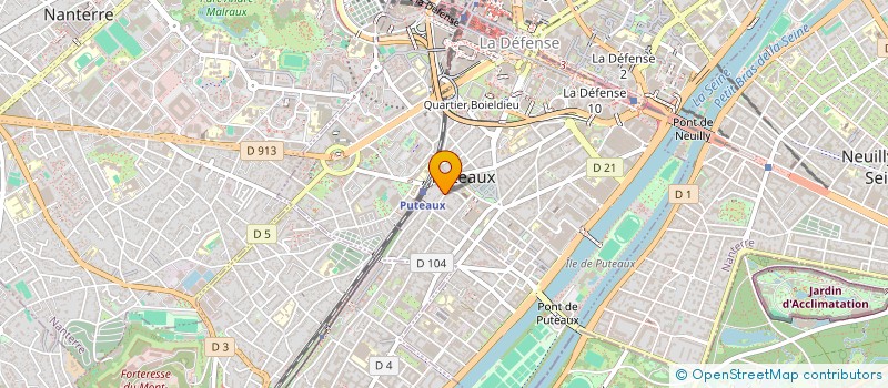 localisation de l'entreprise BLACK ROAD EVENTS  PUTEAUX