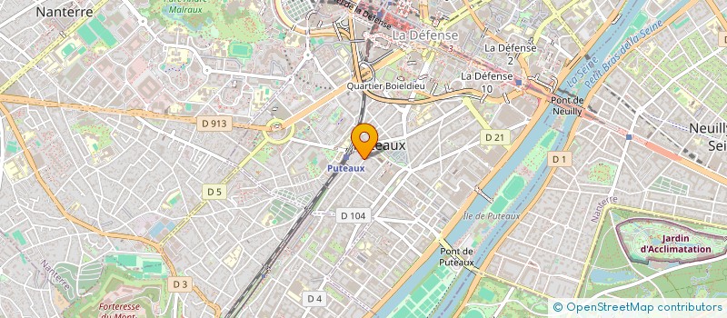 localisation de l'entreprise BLACK ROAD SECURITY  PUTEAUX