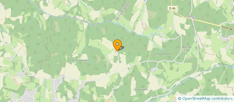 localisation de l'entreprise BLACK RUBIS  LES COTES-D'AREY