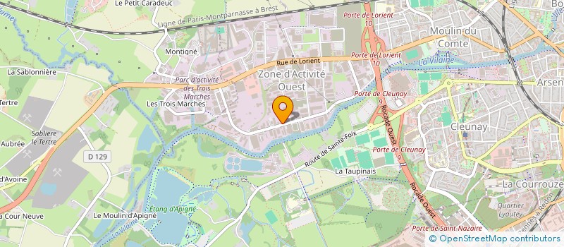 localisation de l'entreprise BLACK SEQUOIA  SAINT-GREGOIRE