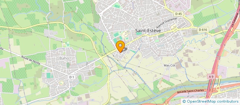localisation de l'entreprise BLACK SHEEP  SAINT-ESTEVE