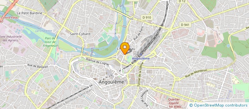 localisation de l'entreprise BLACK SOUND à ANGOULEME