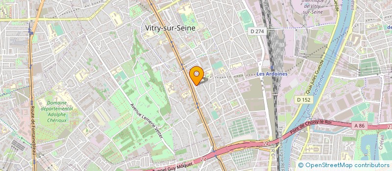 localisation de l'entreprise BLACK SPOON à VITRY-SUR-SEINE