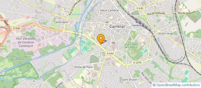 localisation de l'entreprise BLACK SQUARE PRODUCTION à CAMBRAI