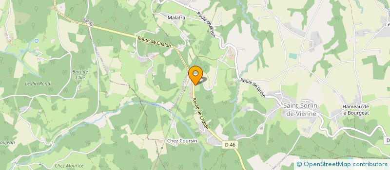 localisation de l'entreprise BLACK STAR  SAINT-SORLIN-DE-VIENNE