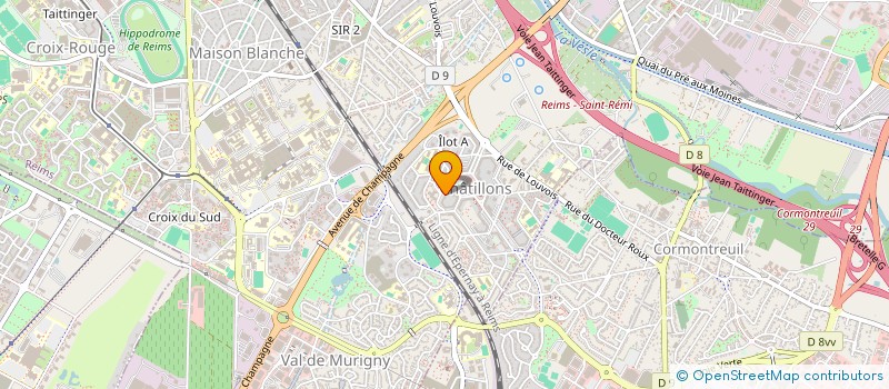 localisation de l'entreprise BLACK STARS  REIMS