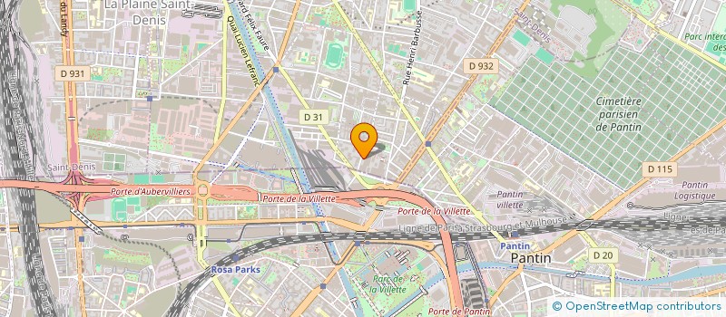 localisation de l'entreprise BLACK STONE BOXING CLUB  AUBERVILLIERS