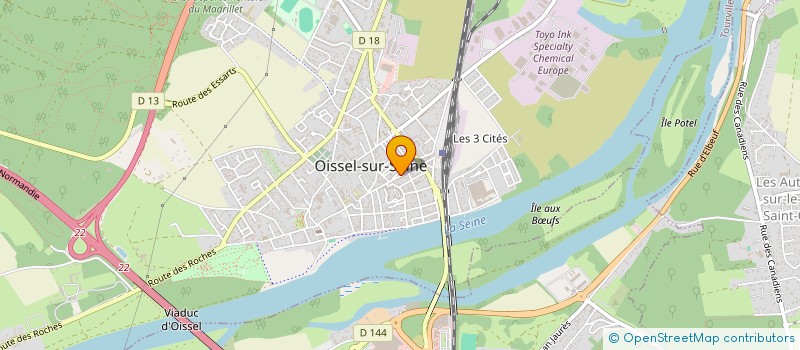 localisation de l'entreprise BLACK STUDIO  OISSEL