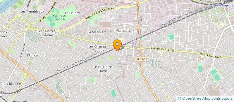 localisation de l'entreprise BLACK SWAN ENTREPRISES  ARGENTEUIL