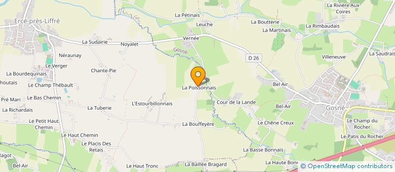 localisation de l'entreprise BLACK TUSK INVEST  ERCE-PRES-LIFFRE