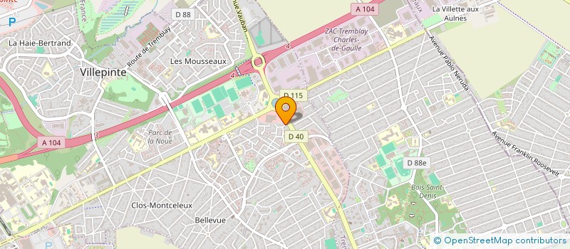 localisation de l'entreprise BLACK VOICE à VILLEPINTE