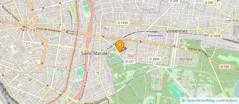 localisation de l'entreprise BLACK WAVE à SAINT-MANDE