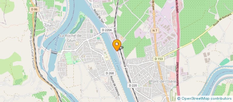 localisation de l'entreprise BLACKART  LA ROCHE-DE-GLUN