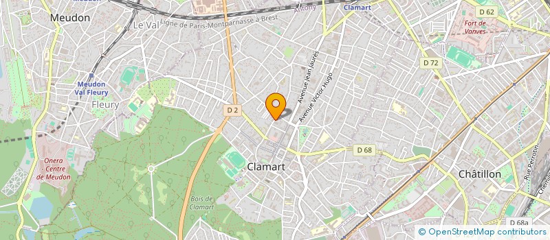 localisation de l'entreprise BLACKAUTO à CLAMART