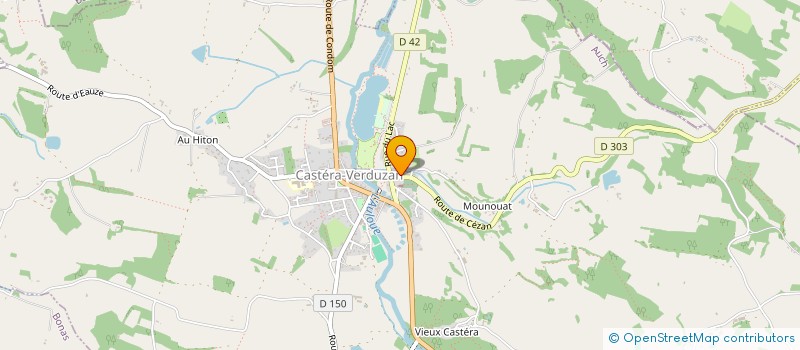 localisation de l'entreprise BLACKBASS  CASTERA-VERDUZAN