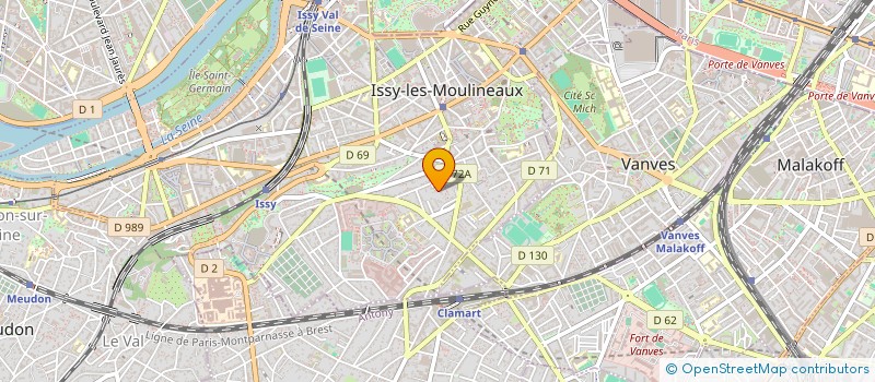 localisation de l'entreprise BLACKBELT HOLDING à ISSY-LES-MOULINEAUX