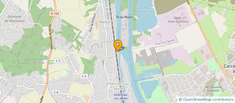 localisation de l'entreprise BLACKBIRD DESIGN à VILLENNES-SUR-SEINE