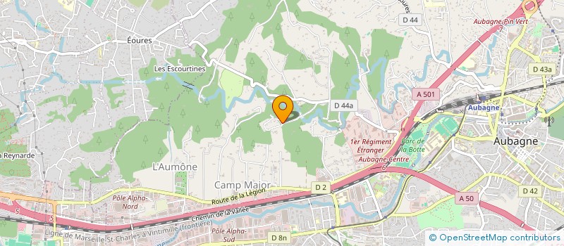 localisation de l'entreprise BLACKDANA  AUBAGNE