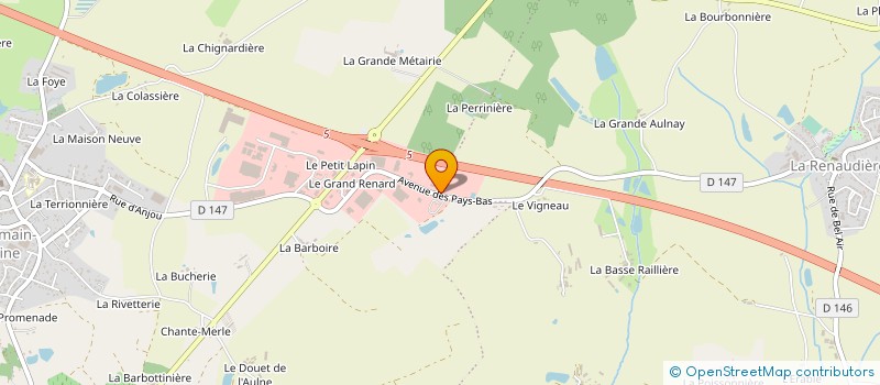 localisation de l'entreprise BLACKFOX à SEVREMOINE