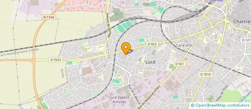 localisation de l'entreprise BLACKINK INDUSTRY à LUCE