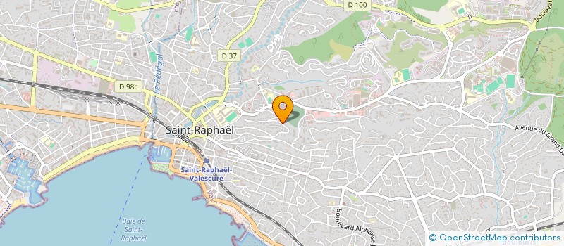 localisation de l'entreprise BLACKJACK  SAINT-RAPHAEL