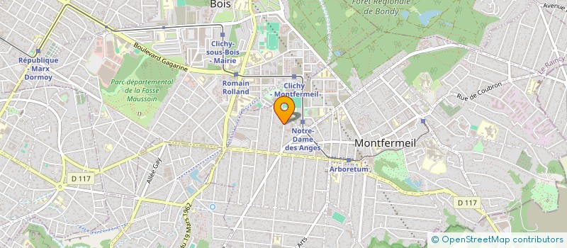 localisation de l'entreprise BLACKLINE  MONTFERMEIL