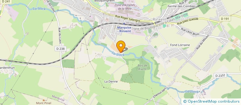 localisation de l'entreprise BLACKLODGES  RINXENT