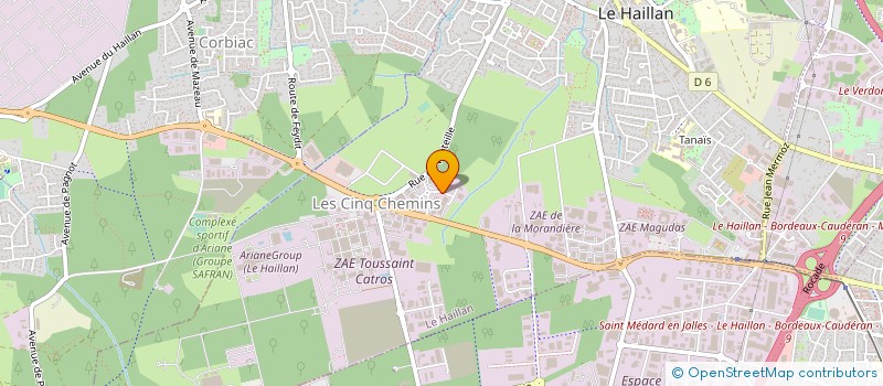 localisation de l'entreprise BLACKMAMBA  LE HAILLAN