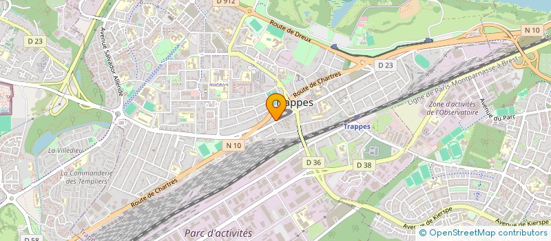 localisation de l'entreprise BLACKNETWORK à TRAPPES
