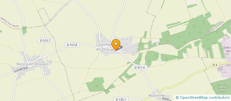 localisation de l'entreprise BLACKOPS PROTECTION à LOUVILLIERS-EN-DROUAIS