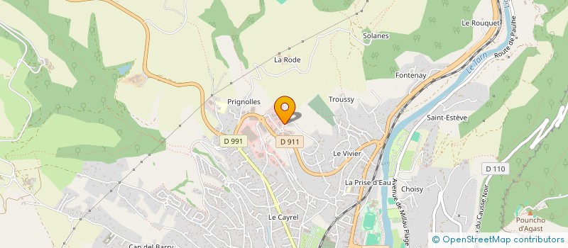 localisation de l'entreprise BLACKOUT 12  MILLAU