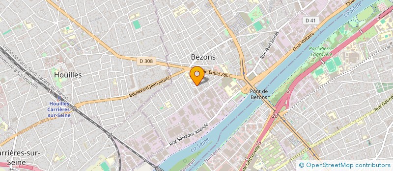 localisation de l'entreprise BLACKROCK à BEZONS