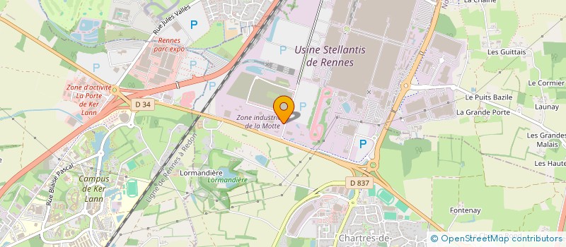 localisation de l'entreprise BLACKSTAR  LE RHEU